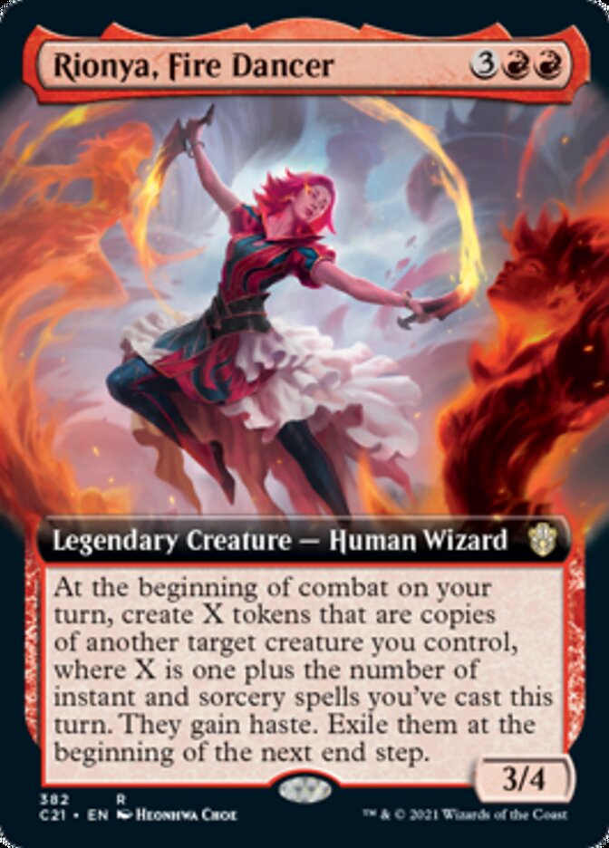 Rionya, Fire Dancer (Extended Art) [Commander 2021] | Black Swamp Games