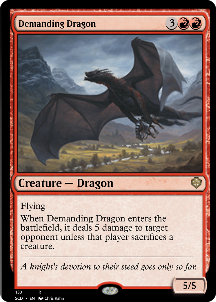 Demanding Dragon [Starter Commander Decks] | Black Swamp Games