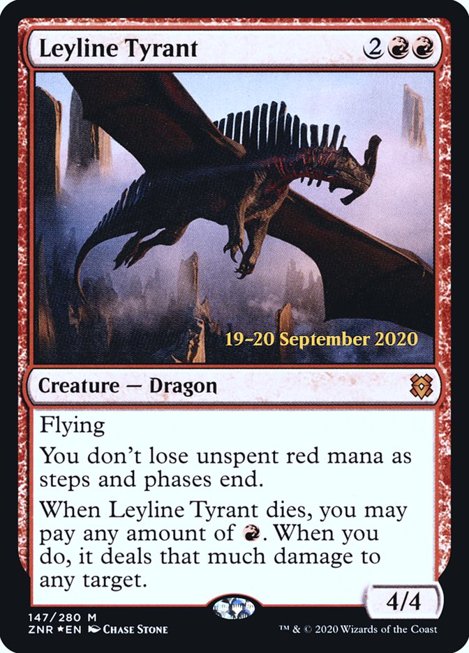 Leyline Tyrant [Zendikar Rising Prerelease Promos] | Black Swamp Games