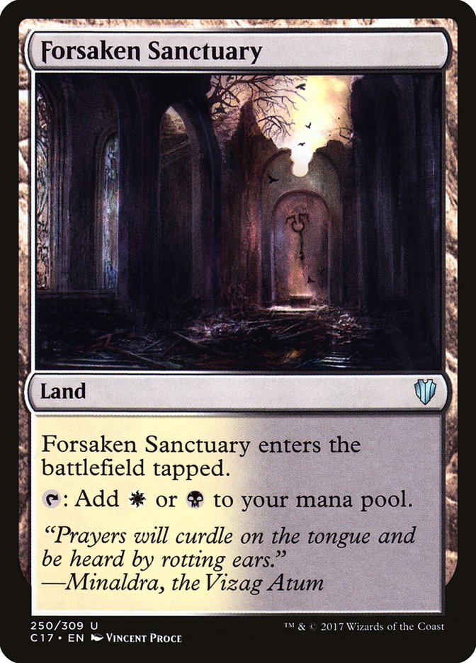 Forsaken Sanctuary [Commander 2017] | Black Swamp Games
