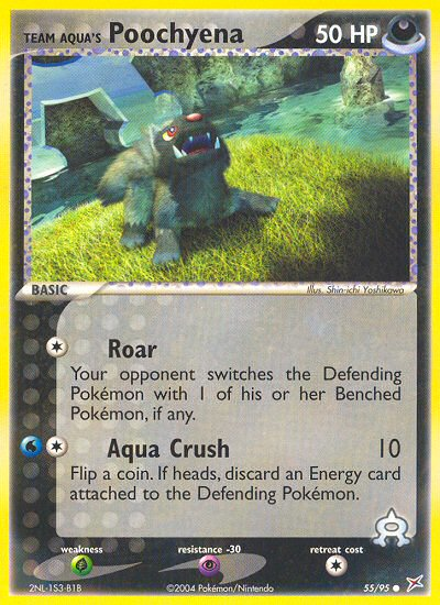 Team Aqua's Poochyena (55/95) [EX: Team Magma vs Team Aqua] | Black Swamp Games