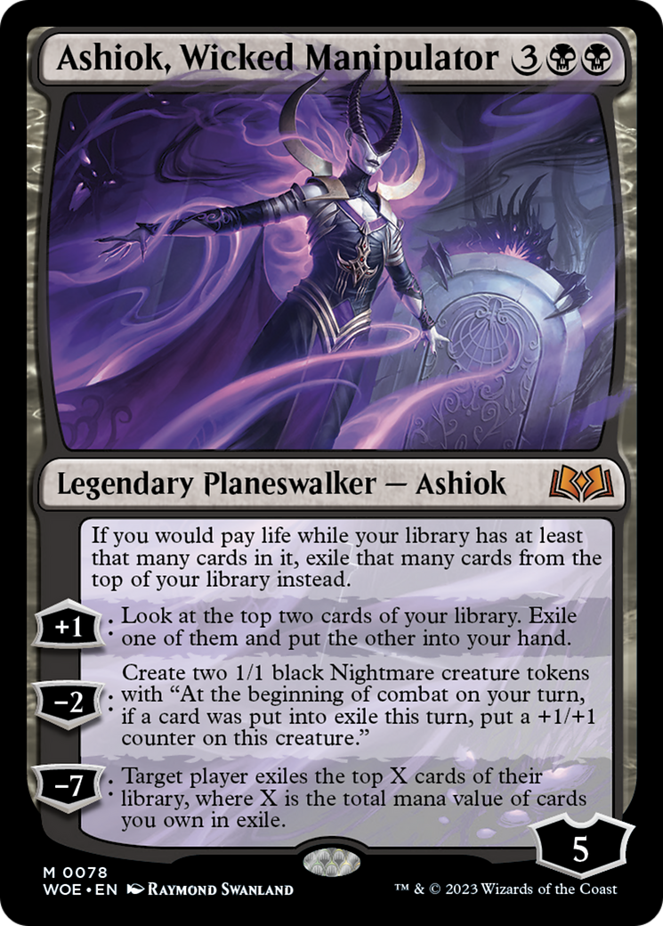 Ashiok, Wicked Manipulator [Wilds of Eldraine] | Black Swamp Games