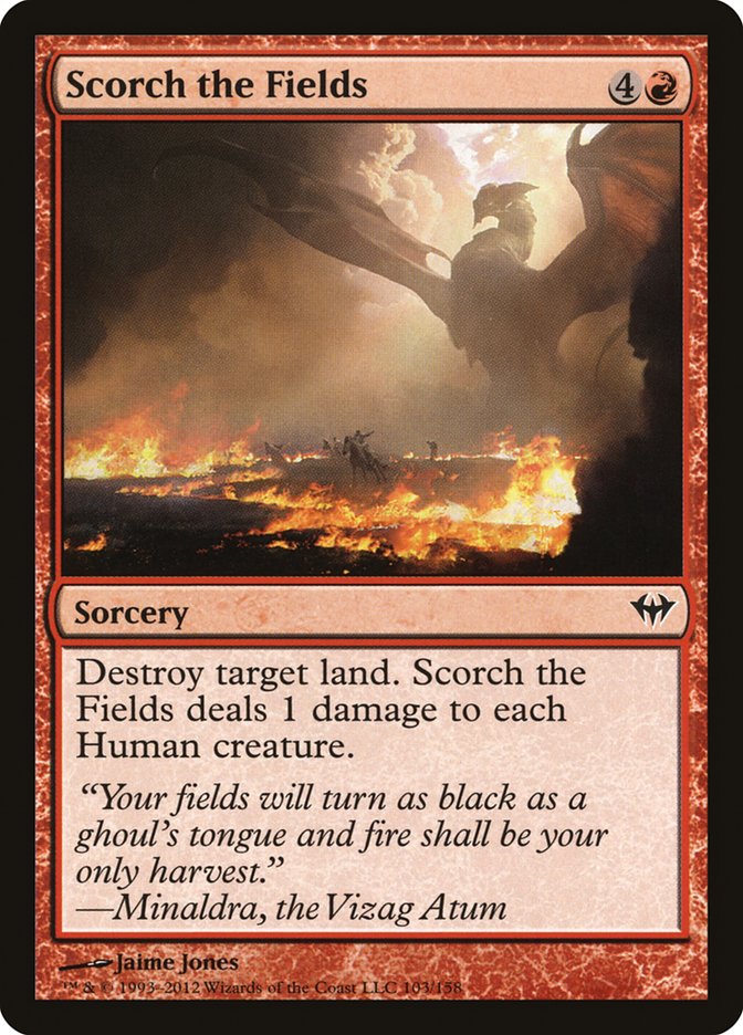 Scorch the Fields [Dark Ascension] | Black Swamp Games