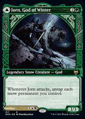 Jorn, God of Winter // Kaldring, the Rimestaff (Showcase) [Kaldheim] | Black Swamp Games
