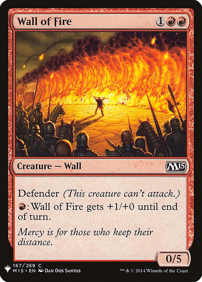 Wall of Fire [Mystery Booster] | Black Swamp Games