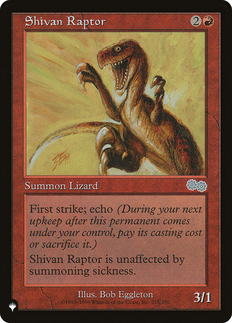 Shivan Raptor [The List Reprints] | Black Swamp Games