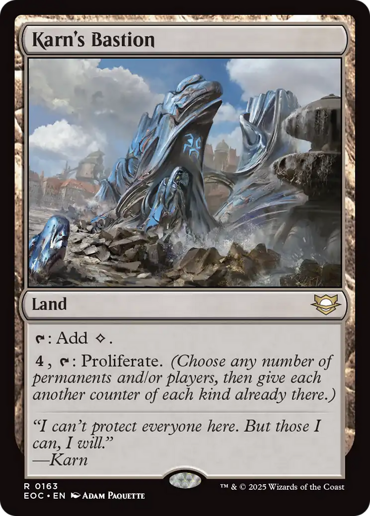 Karn's Bastion [Edge of Eternities Commander] | Black Swamp Games