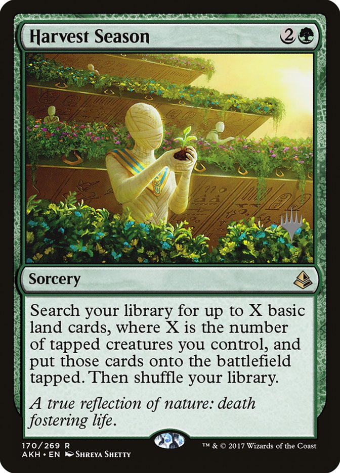 Harvest Season (Promo Pack) [Amonkhet Promos] | Black Swamp Games