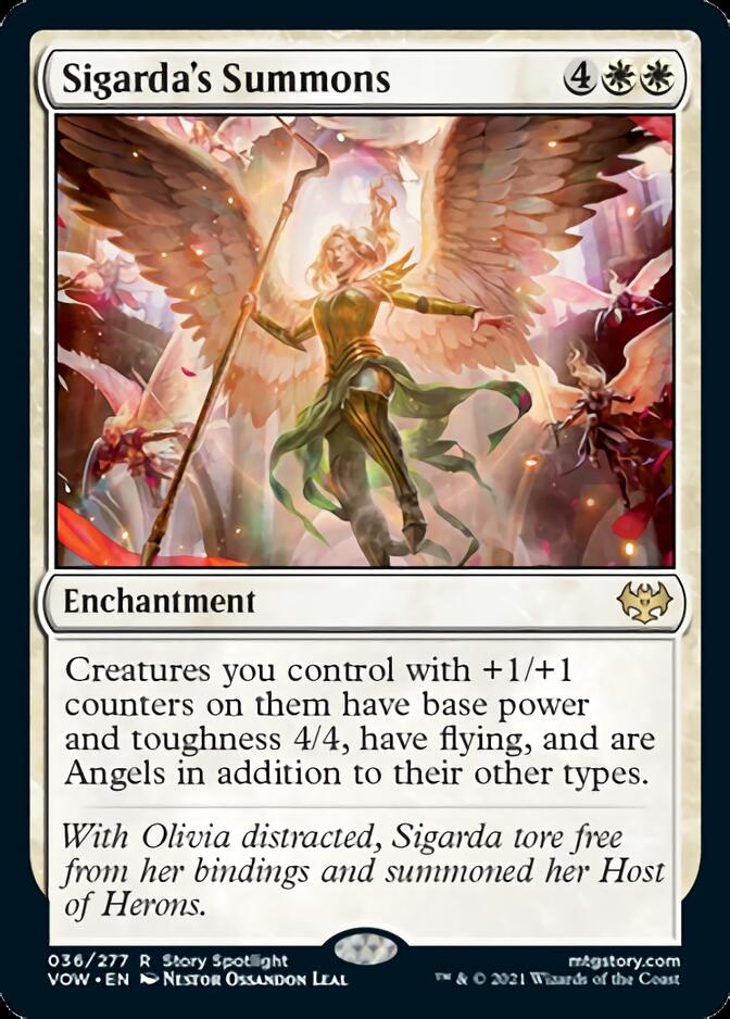 Sigarda's Summons [Innistrad: Crimson Vow] | Black Swamp Games