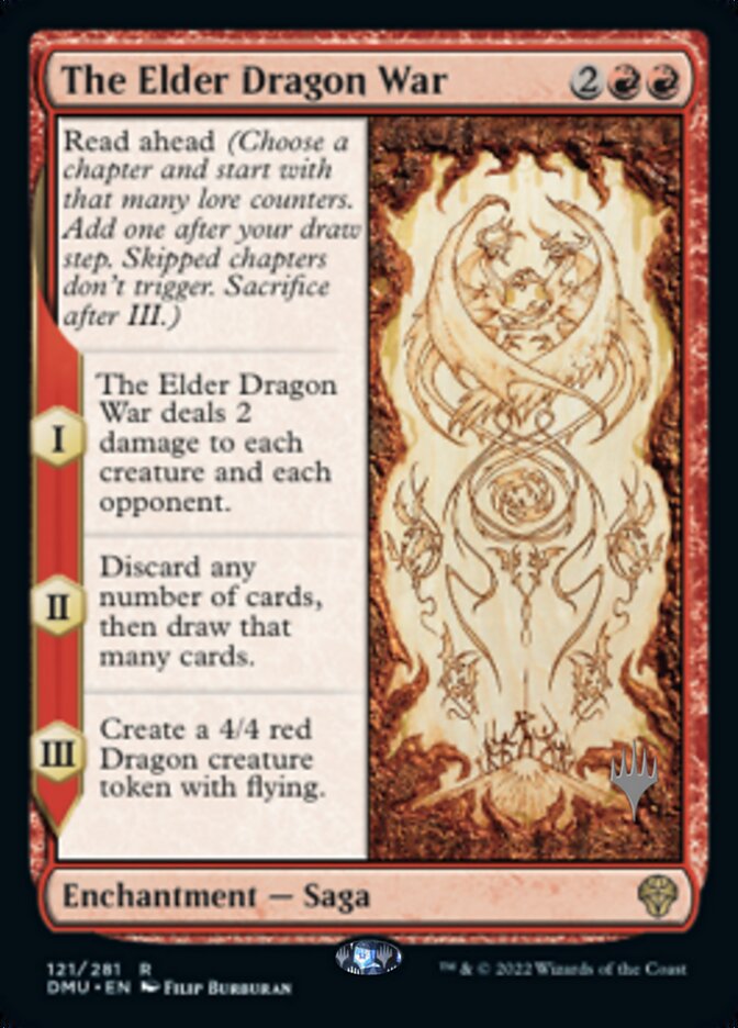 The Elder Dragon War (Promo Pack) [Dominaria United Promos] | Black Swamp Games