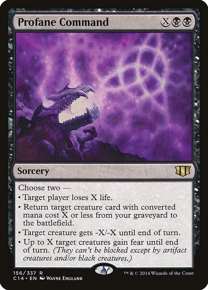 Profane Command [Commander 2014] | Black Swamp Games