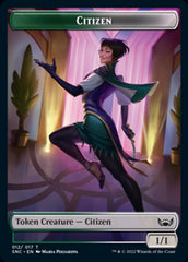 Ogre Warrior // Citizen Double-Sided Token [Streets of New Capenna Tokens] | Black Swamp Games