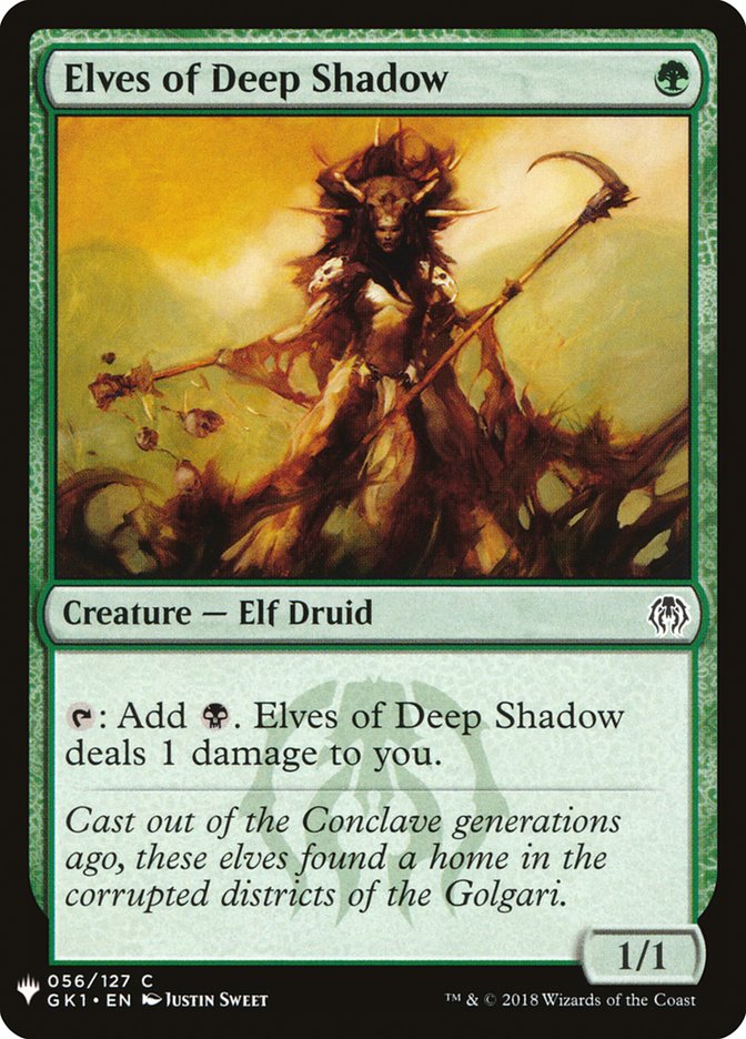 Elves of Deep Shadow [Mystery Booster] | Black Swamp Games