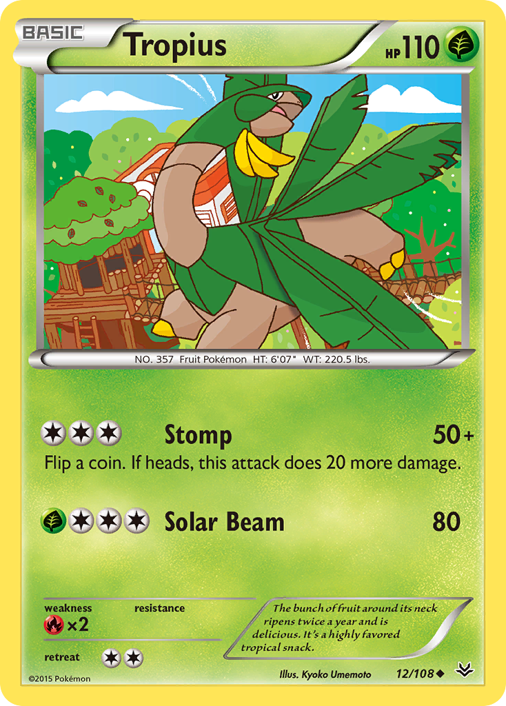 Tropius (12/108) [XY: Roaring Skies] | Black Swamp Games