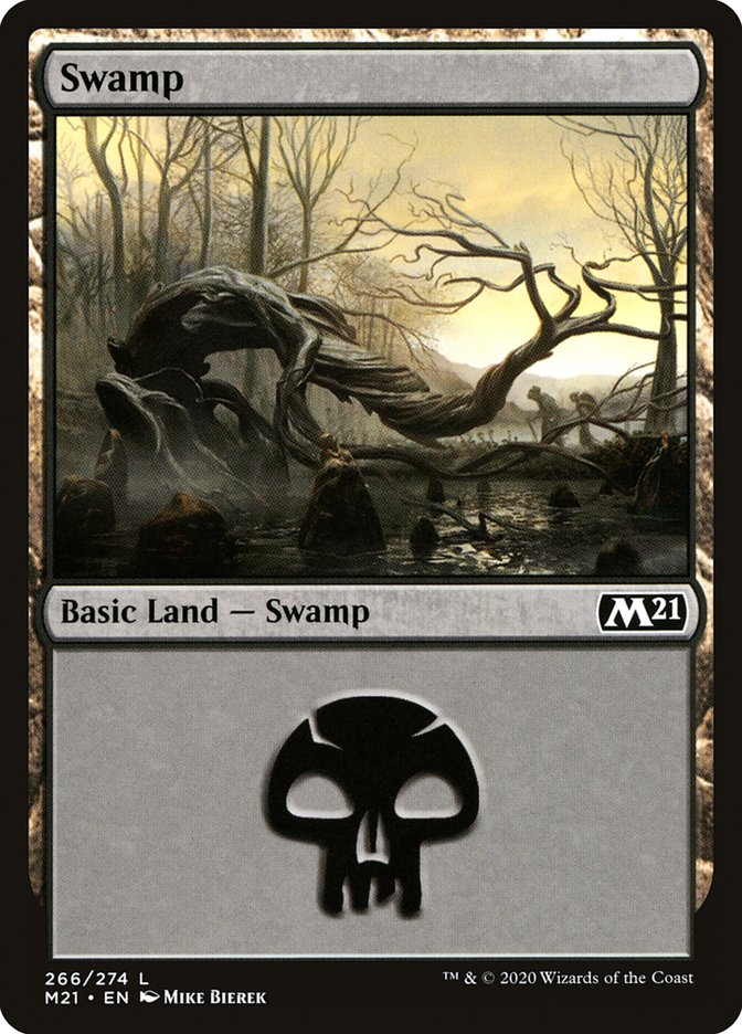 Swamp (266) [Core Set 2021] | Black Swamp Games