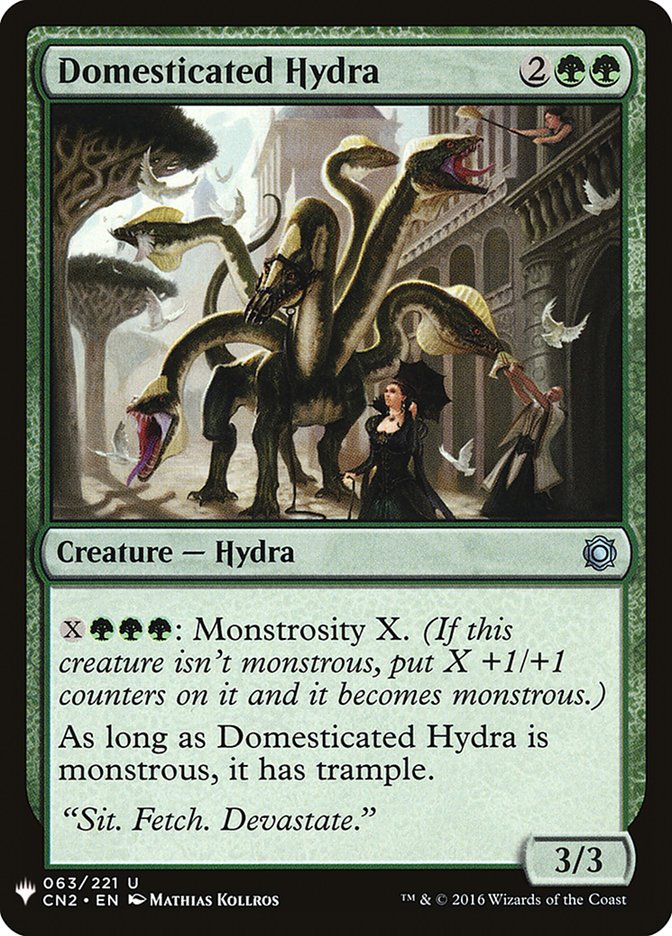 Domesticated Hydra [Mystery Booster] | Black Swamp Games