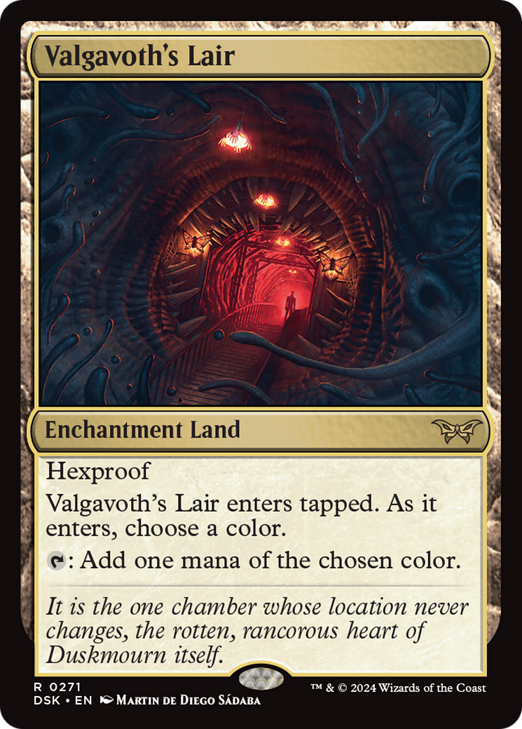 Valgavoth's Lair [Duskmourn: House of Horror] | Black Swamp Games