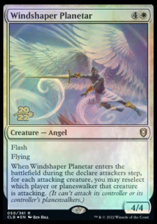 Windshaper Planetar [Commander Legends: Battle for Baldur's Gate Prerelease Promos] | Black Swamp Games