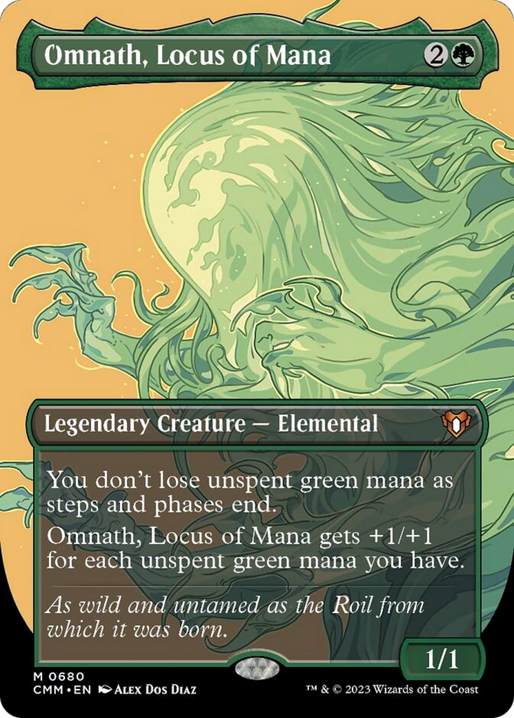 Omnath, Locus of Mana (Borderless Profile) [Commander Masters] | Black Swamp Games