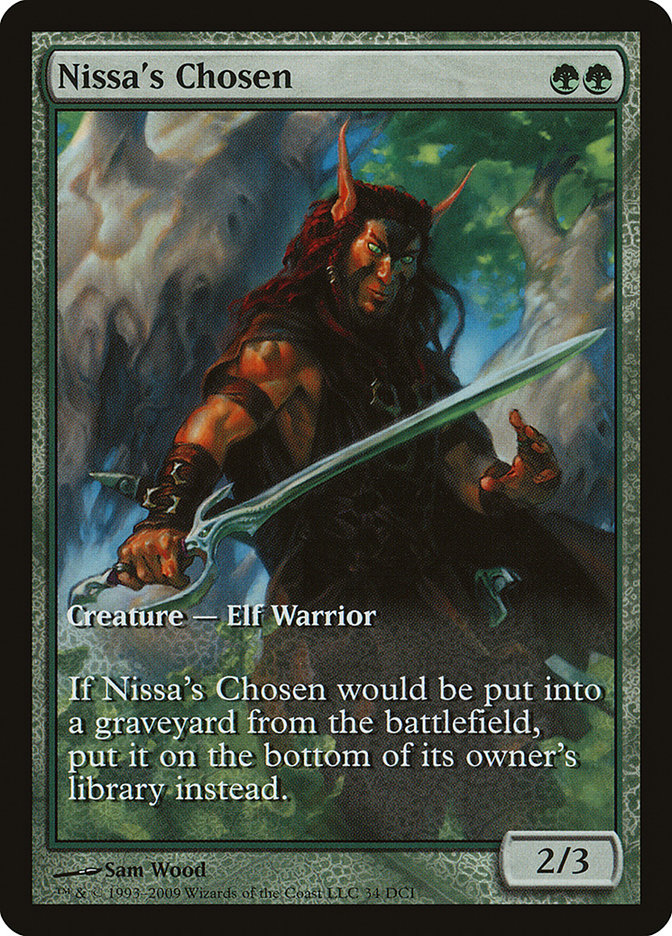 Nissa's Chosen (Game Day) (Extended Art) [Zendikar Promos] | Black Swamp Games