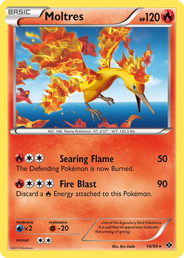 Moltres (14/99) [Black & White: Next Destinies] | Black Swamp Games