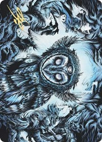 Vega, the Watcher Art Card (Gold-Stamped Signature) [Kaldheim Art Series] | Black Swamp Games