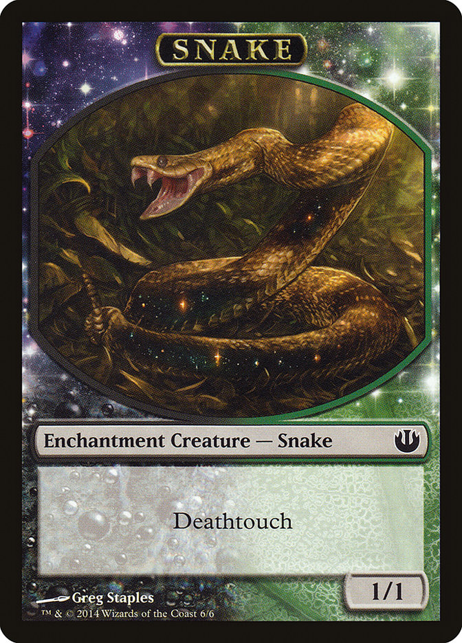 Snake Token [Journey into Nyx Tokens] | Black Swamp Games