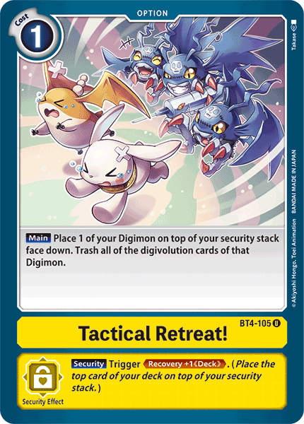 Tactical Retreat! [BT4-105] [Great Legend] | Black Swamp Games