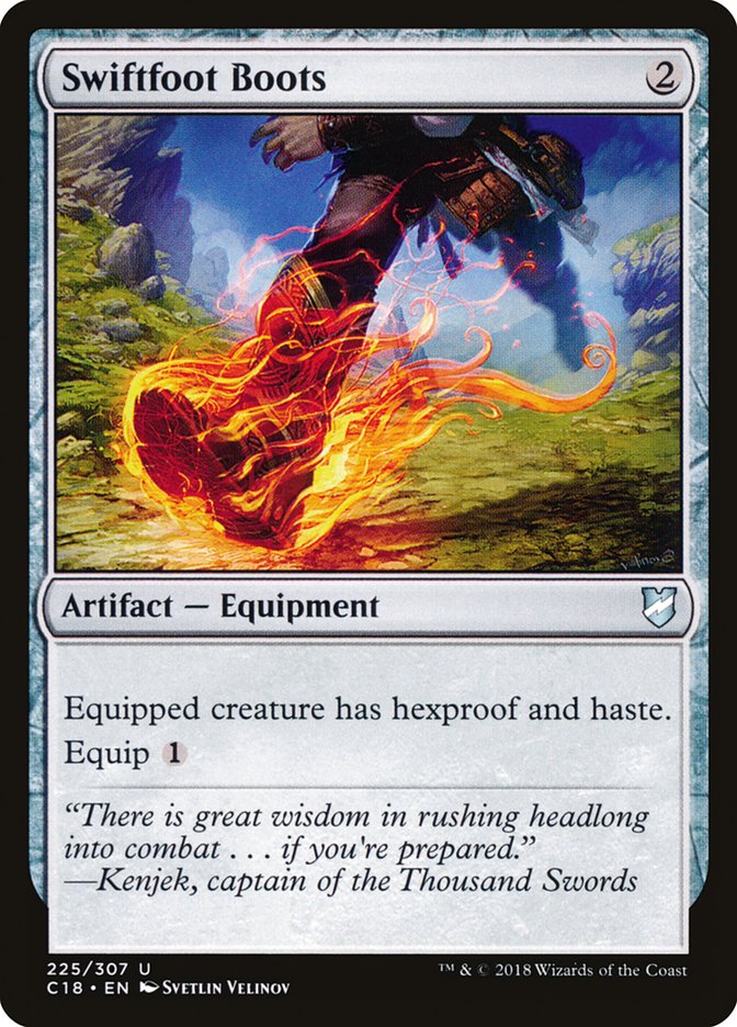 Swiftfoot Boots [Commander 2018] | Black Swamp Games
