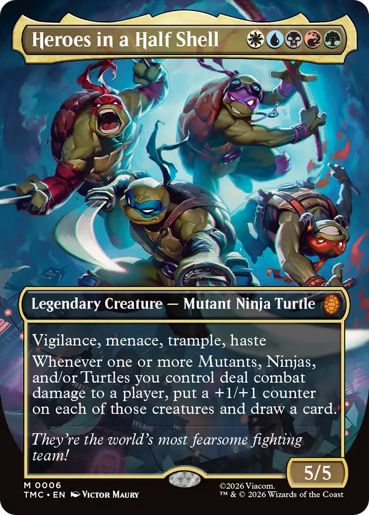 Heroes in a Half Shell (Borderless) [Teenage Mutant Ninja Turtles Commander] | Black Swamp Games