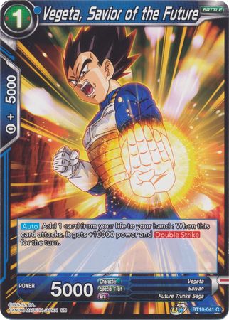 Vegeta, Savior of the Future (BT10-041) [Rise of the Unison Warrior 2nd Edition] | Black Swamp Games