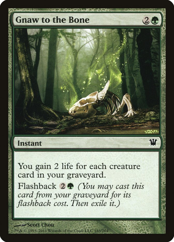 Gnaw to the Bone [Innistrad] | Black Swamp Games