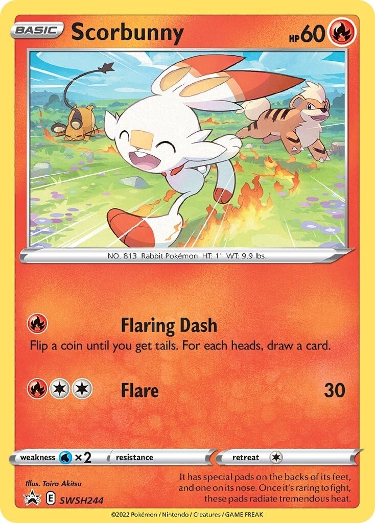 Scorbunny (SWSH244) [Sword & Shield: Black Star Promos] | Black Swamp Games