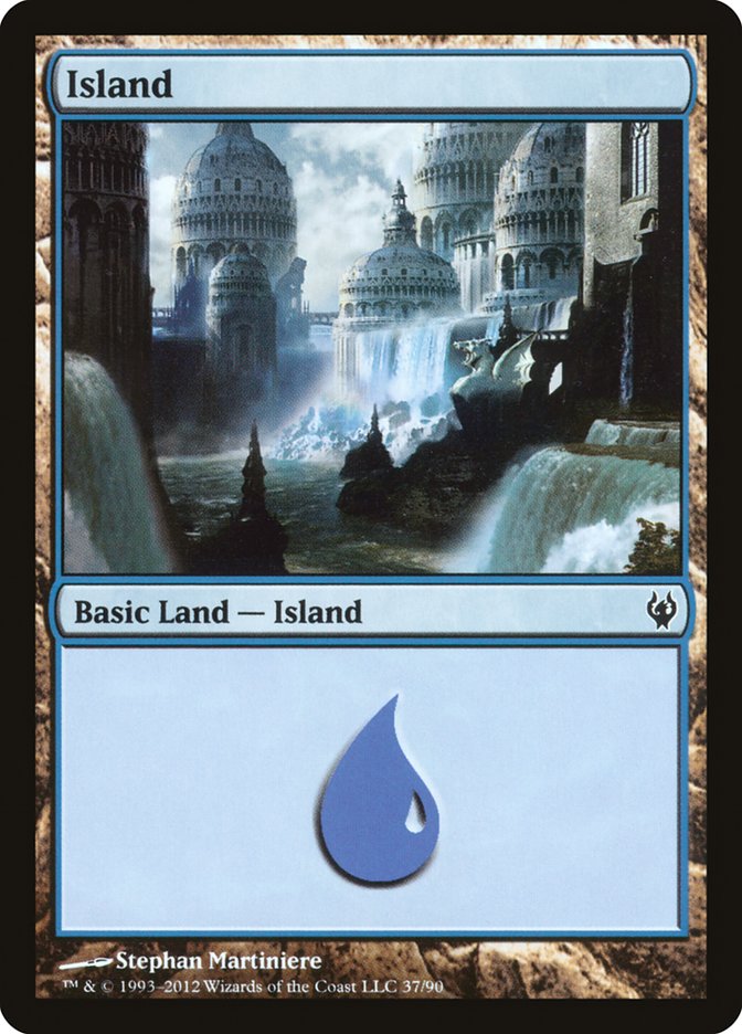 Island (37) [Duel Decks: Izzet vs. Golgari] | Black Swamp Games