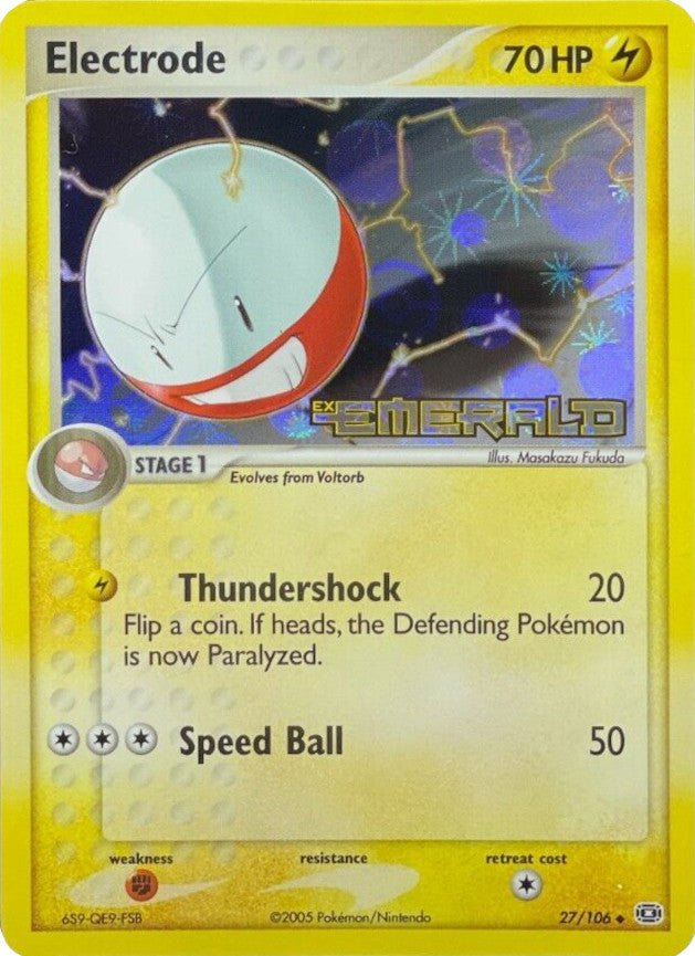Electrode (27/106) (Stamped) [EX: Emerald] | Black Swamp Games