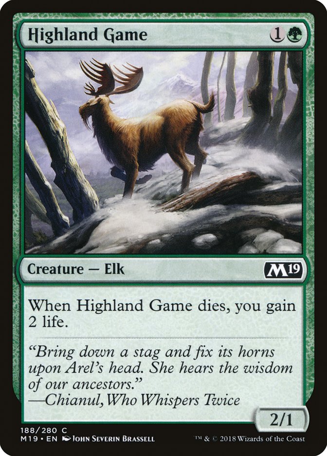 Highland Game [Core Set 2019] | Black Swamp Games