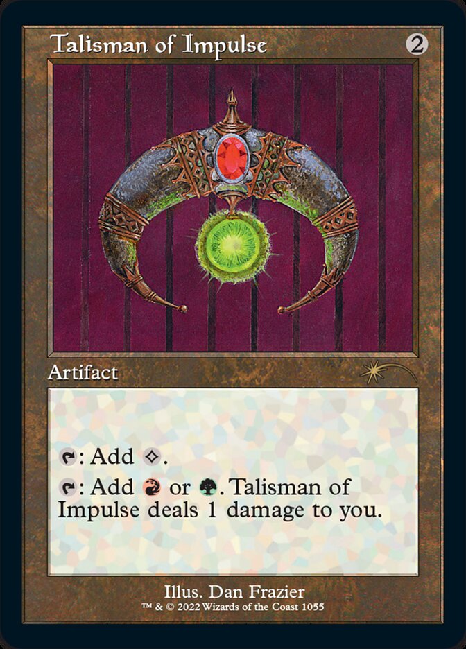 Talisman of Impulse (Foil Etched) [Secret Lair Drop Series] | Black Swamp Games