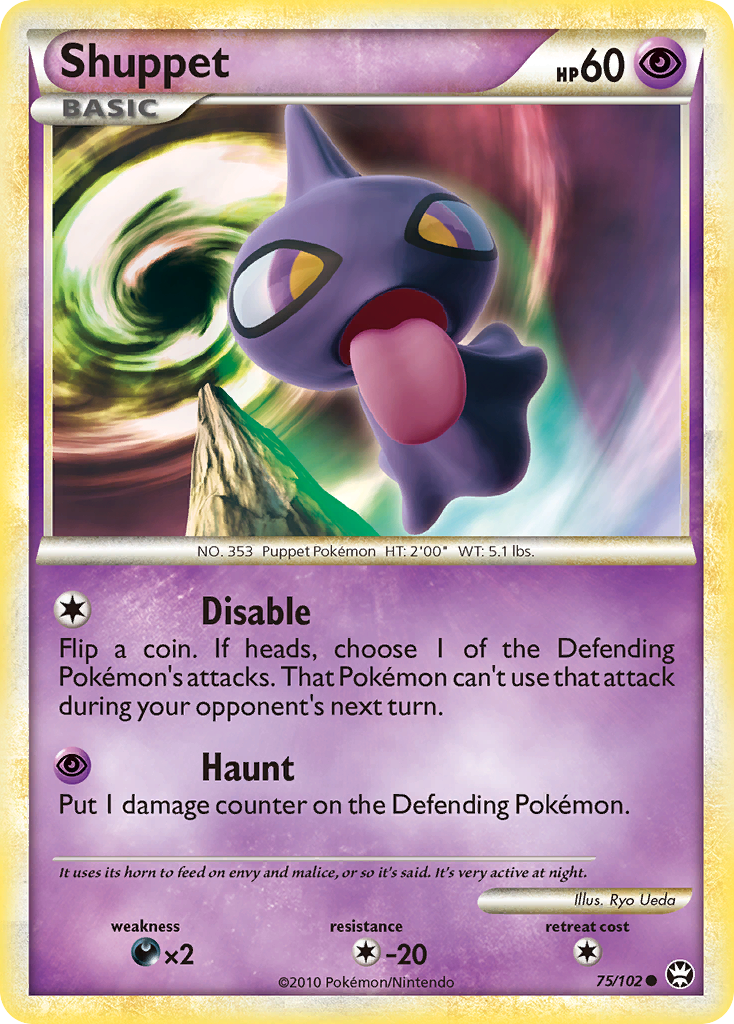 Shuppet (75/102) [HeartGold & SoulSilver: Triumphant] | Black Swamp Games