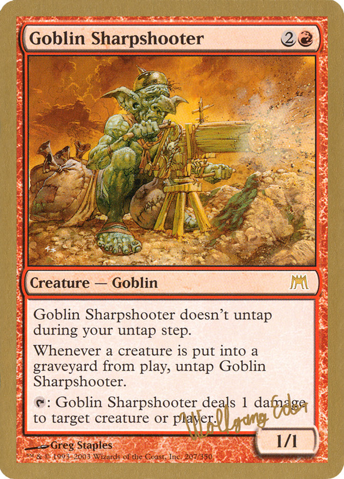 Goblin Sharpshooter (Wolfgang Eder) [World Championship Decks 2003] | Black Swamp Games