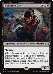 Massacre Girl [Duskmourn: House of Horror Commander] | Black Swamp Games