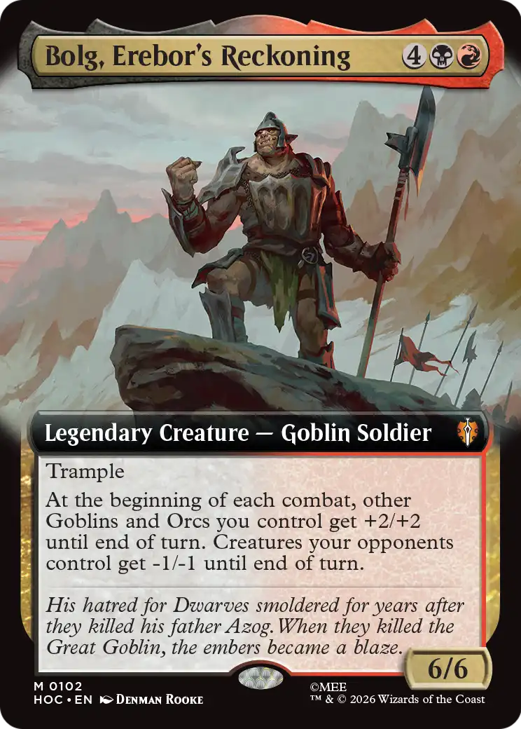 Bolg, Erebor's Reckoning (Extended Art) [The Hobbit: Eternal-Legal] | Black Swamp Games
