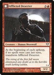 Afflicted Deserter // Werewolf Ransacker [Dark Ascension] | Black Swamp Games