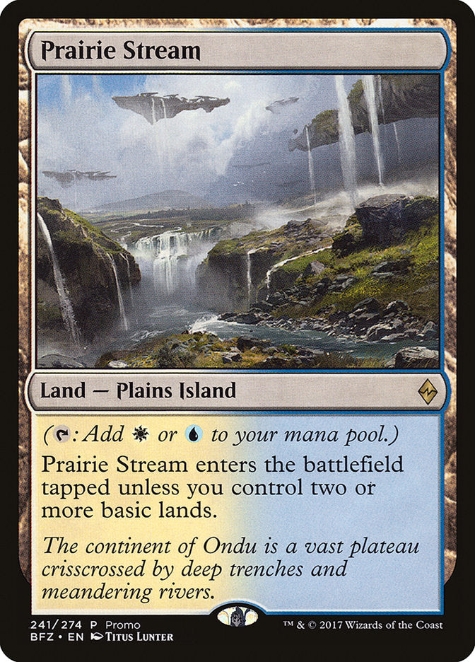 Prairie Stream (Promo) [Standard Showdown Promos] | Black Swamp Games