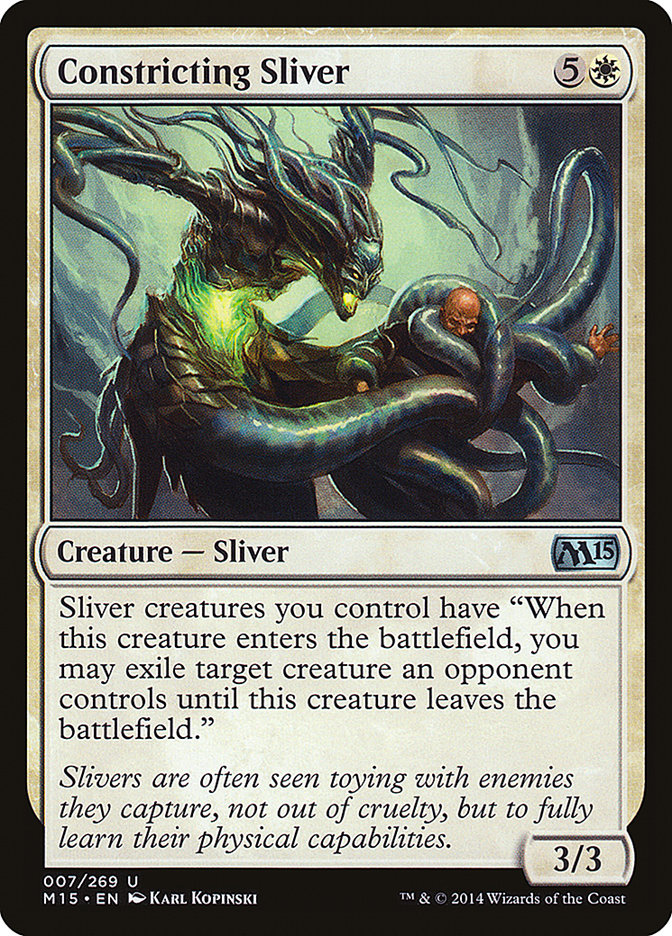 Constricting Sliver [Magic 2015] | Black Swamp Games