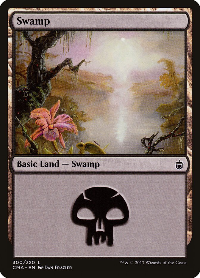 Swamp (300) [Commander Anthology] | Black Swamp Games