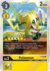 Pulsemon [P-028] (Digimon Card Game Fest 2022) [Promotional Cards] | Black Swamp Games