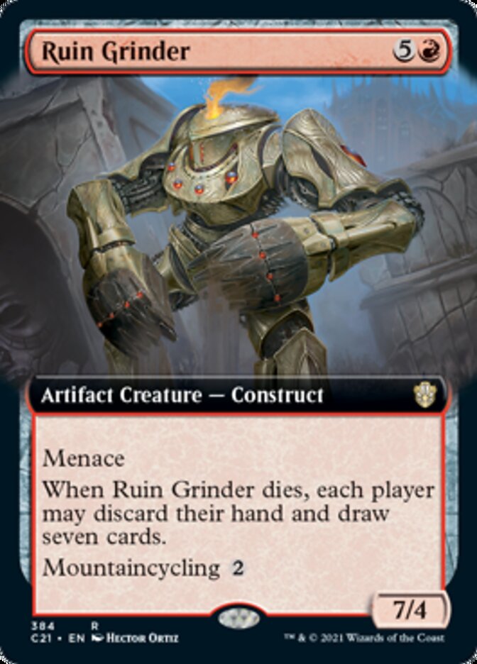 Ruin Grinder (Extended Art) [Commander 2021] | Black Swamp Games