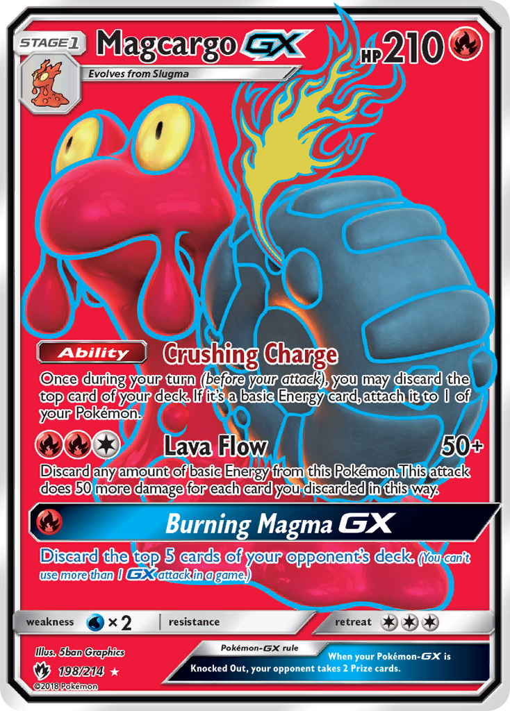 Magcargo GX (198/214) [Sun & Moon: Lost Thunder] | Black Swamp Games