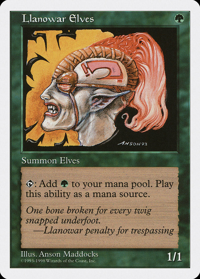 Llanowar Elves [Anthologies] | Black Swamp Games