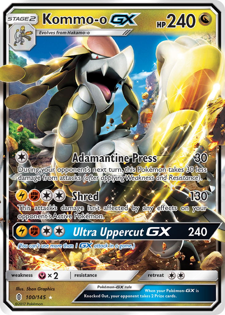 Kommo-o GX (100/145) [Sun & Moon: Guardians Rising] | Black Swamp Games